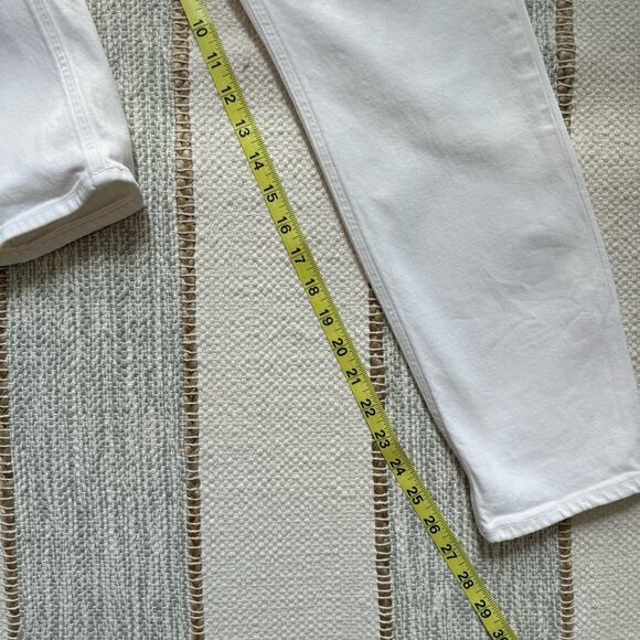 Agolde Nico White Ultra High Rise Slim Fit Button Fly Jeans Women’s Size 29 - Picture 7 of 13